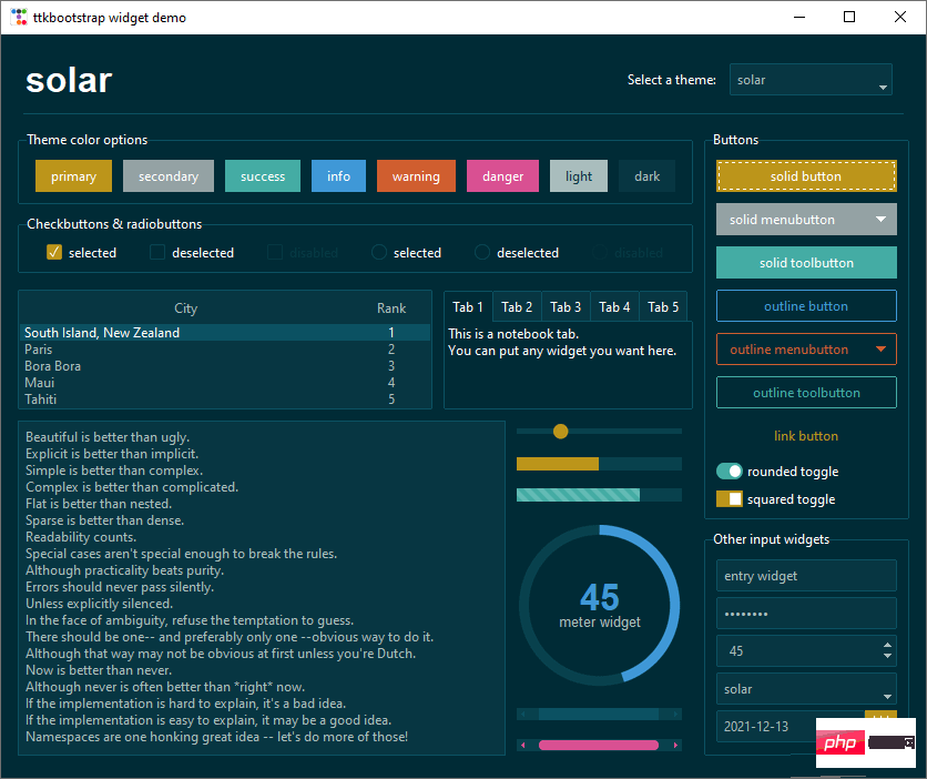 Python GUI怎么利用tkinter皮肤ttkbootstrap实现好看的窗口