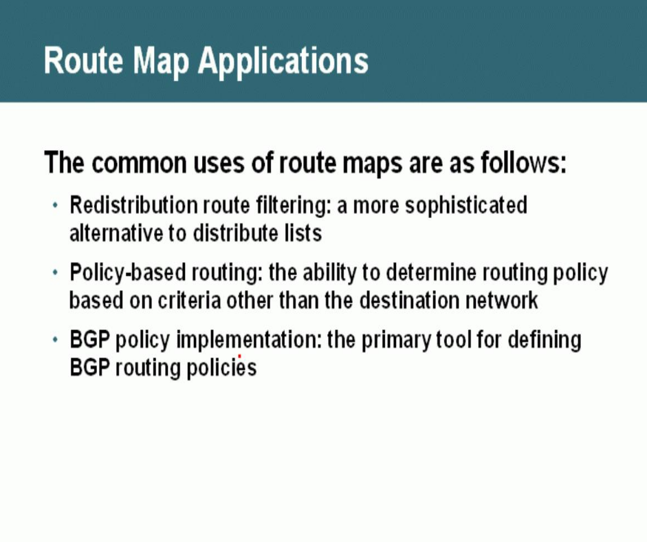 如何进行route-map解析
