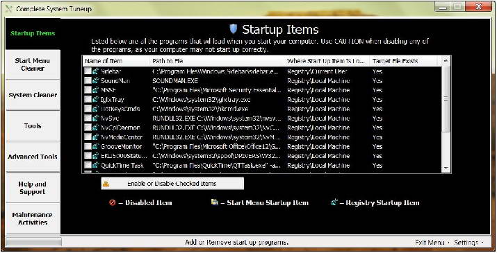 Complete System Tuneup