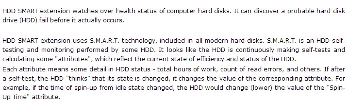 HDD S.M.A.R.T.
