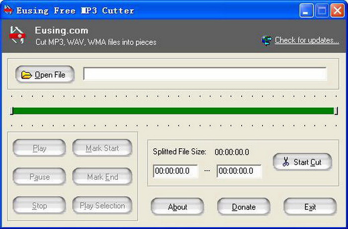 MP3剪切器(Eusing Free MP3 Cutter)