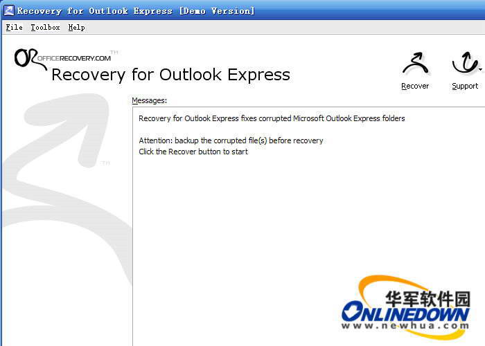 Recovery for Outlook Express