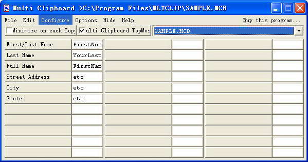 Multi ClipBoard