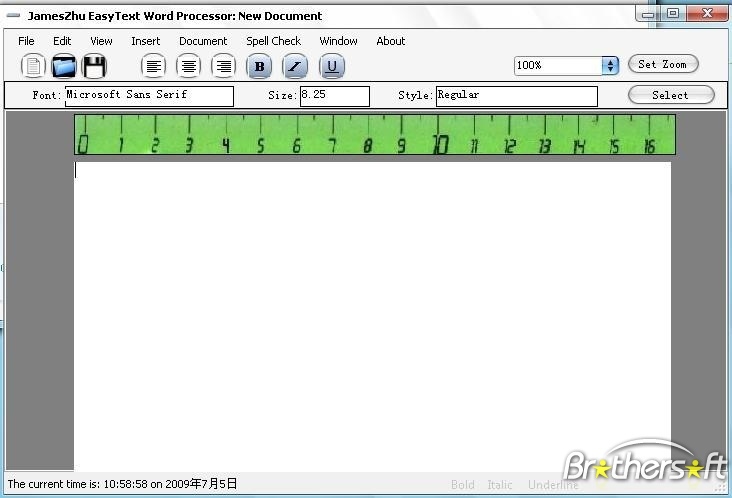 JamesZhu EasyText Word Processor