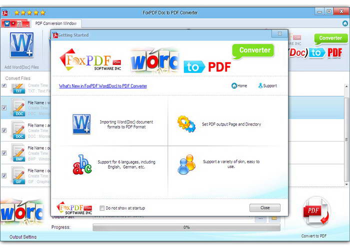 FoxPDF(TXT转换成PDF转换器)