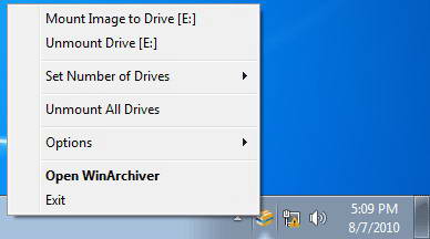 WinArchiver Virtual Drive