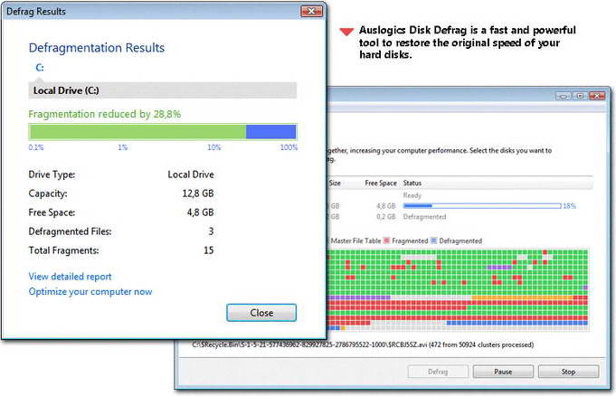 Auslogics Disk Defrag Portable