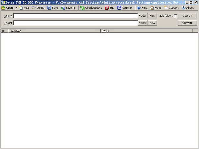 Batch CHM to Word Converter