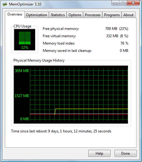 Pointstone MemOptimizer