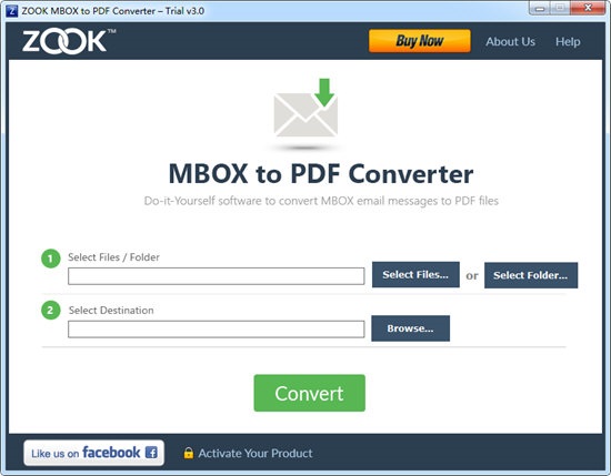 ZOOK MBOX to PDF Converter
