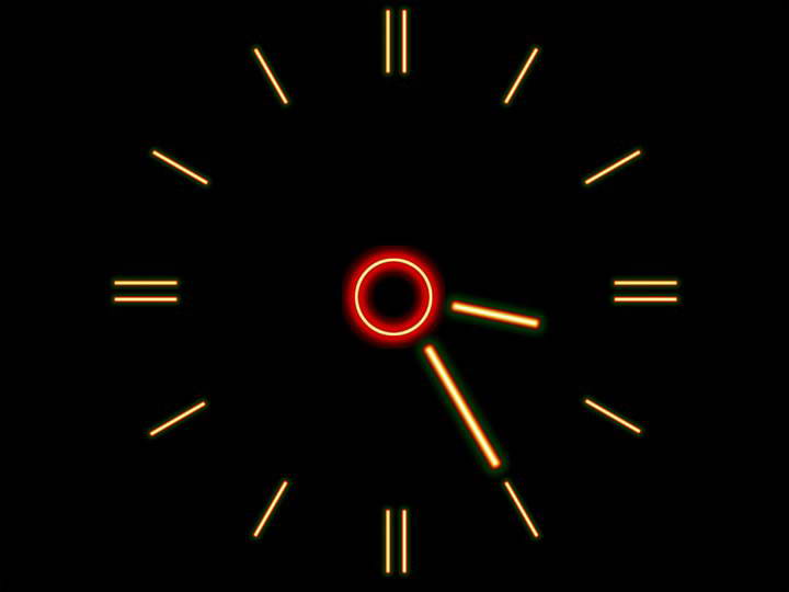 Brilliant Clock ScreenSaver