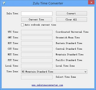 Zulu Time Converter
