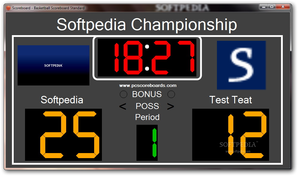 Basketball Scoreboard Standard