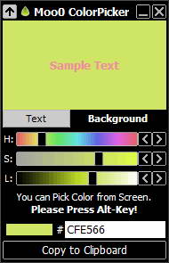 Moo0 Color Picker