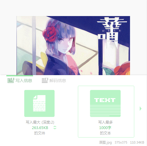 imageIN(文件隐藏到图片工具)