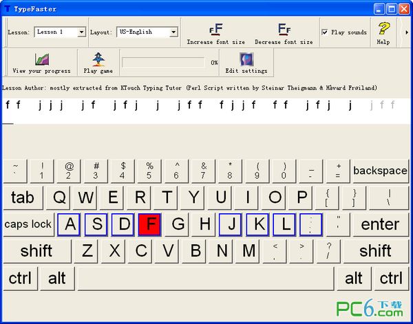 英文打字练习工具(TypeFaster)