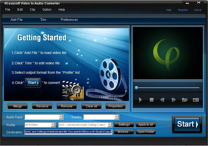 4Easysoft Video to Audio Converter