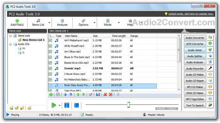 PC2 Audio Tools