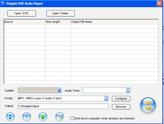 Kingdia DVD Audio Ripper