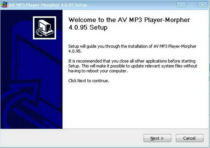AV MP3 Player - Morpher Basic