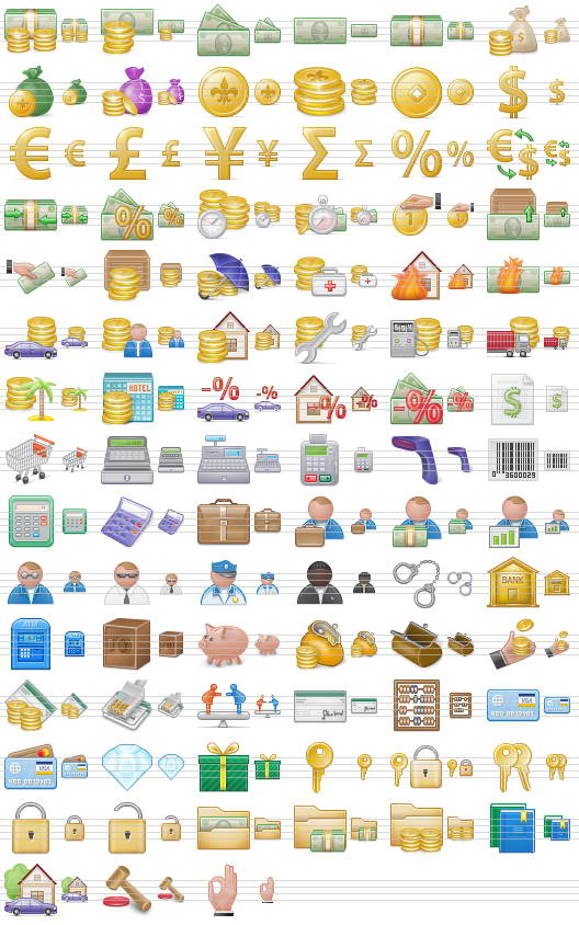 Money Icon Set