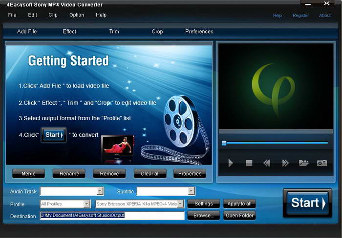 4Easysoft Sony MP4 Video Converter