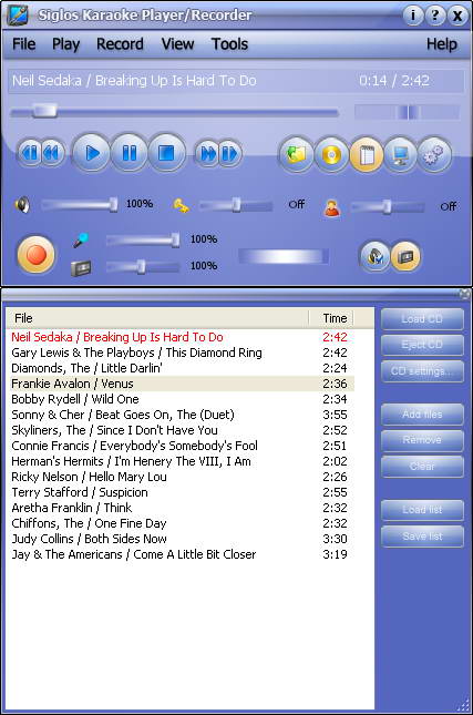 Siglos Karaoke Player/Recorder