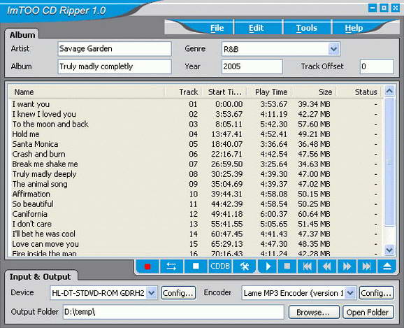 ImTOO CD Ripper