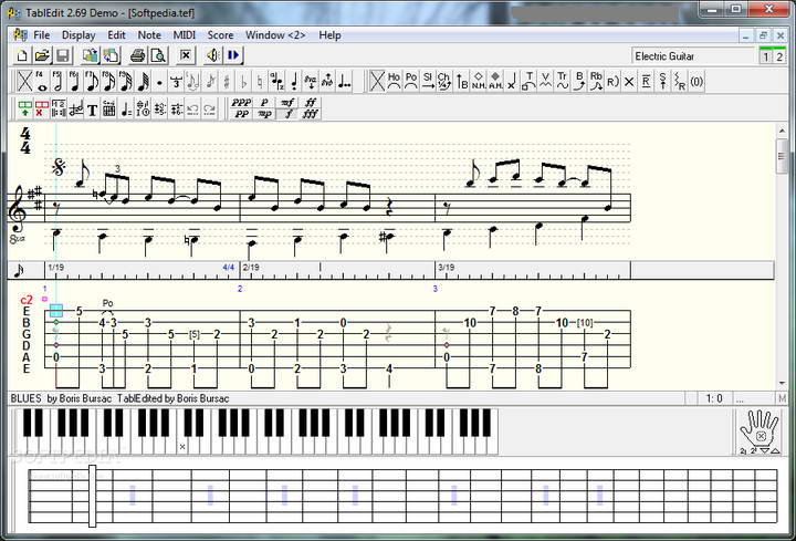TablEdit Tablature Editor