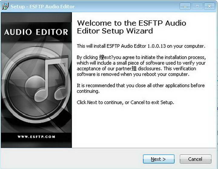 Esftp Audio Editor