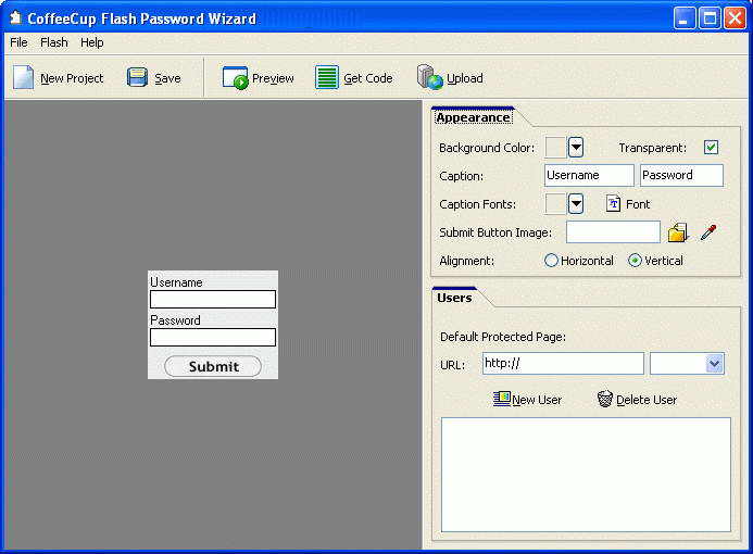 HTML Password Wizard