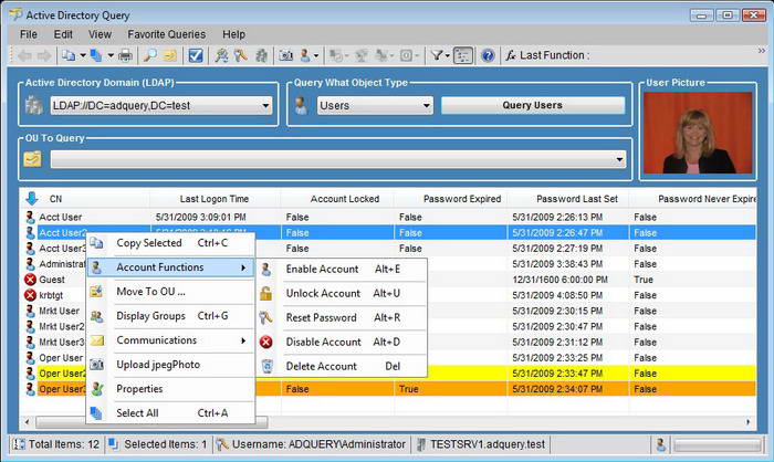 Active Directory Query