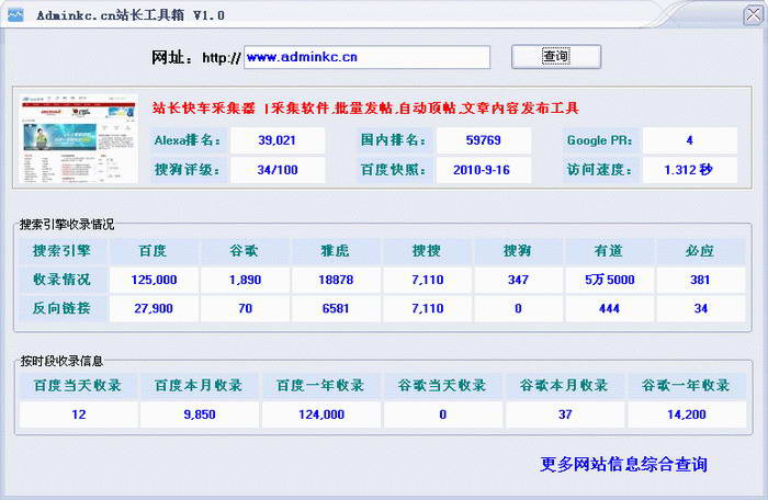 Adminkc.cn站长工具箱