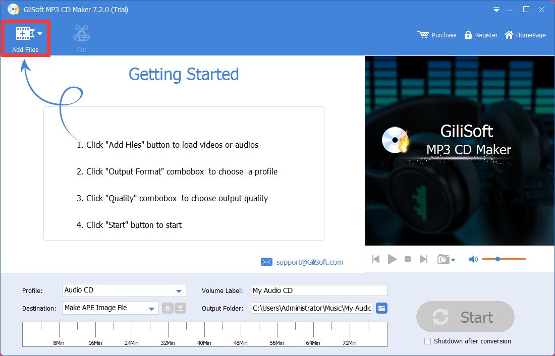 Gilisoft MP3 CD Maker