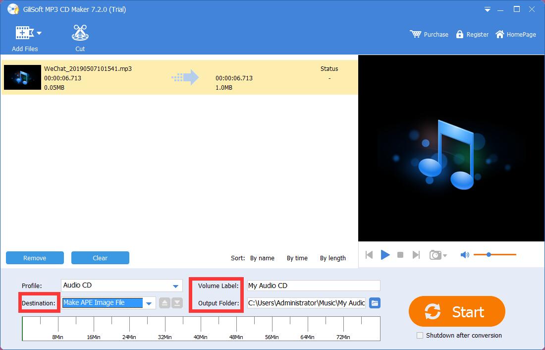 Gilisoft MP3 CD Maker