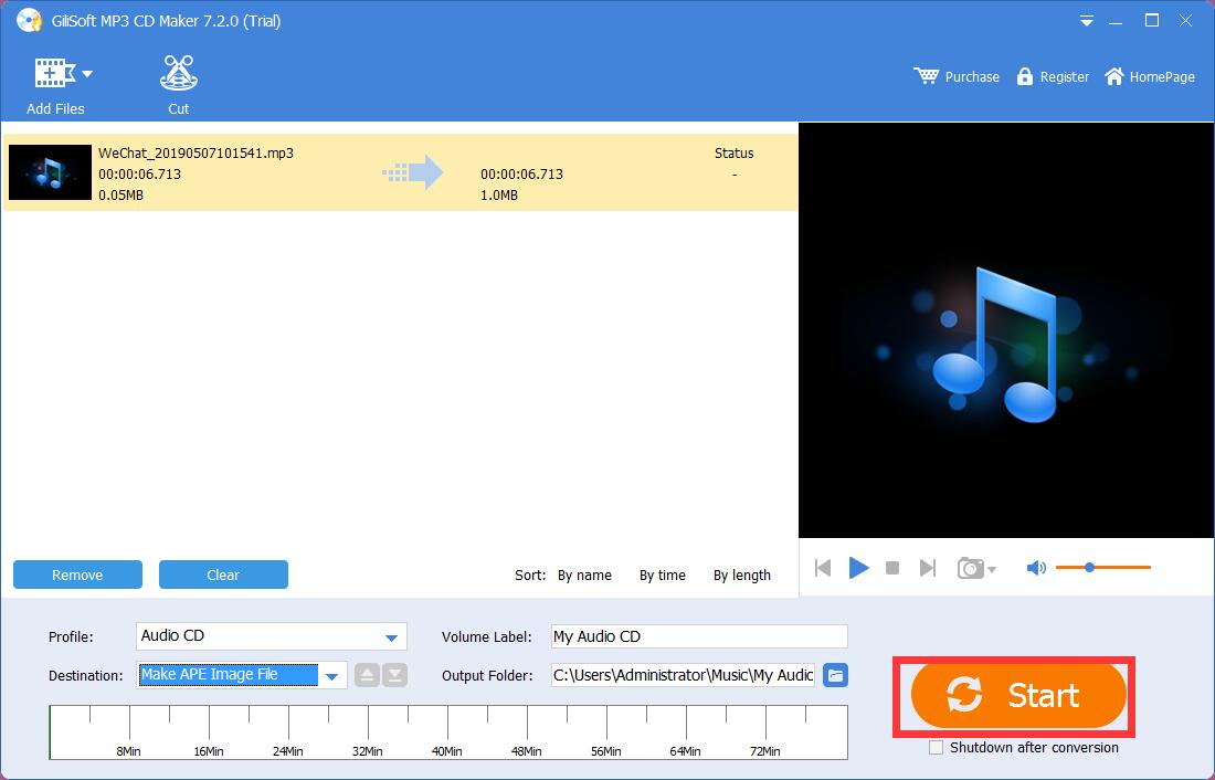 Gilisoft MP3 CD Maker