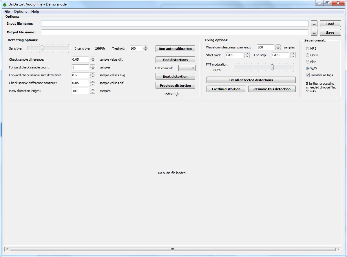 UnDistort Audio File