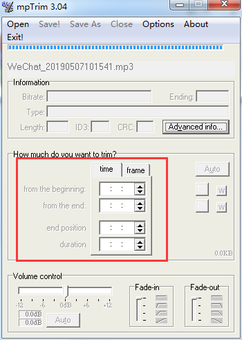 mpTrim(Mp3Trim)