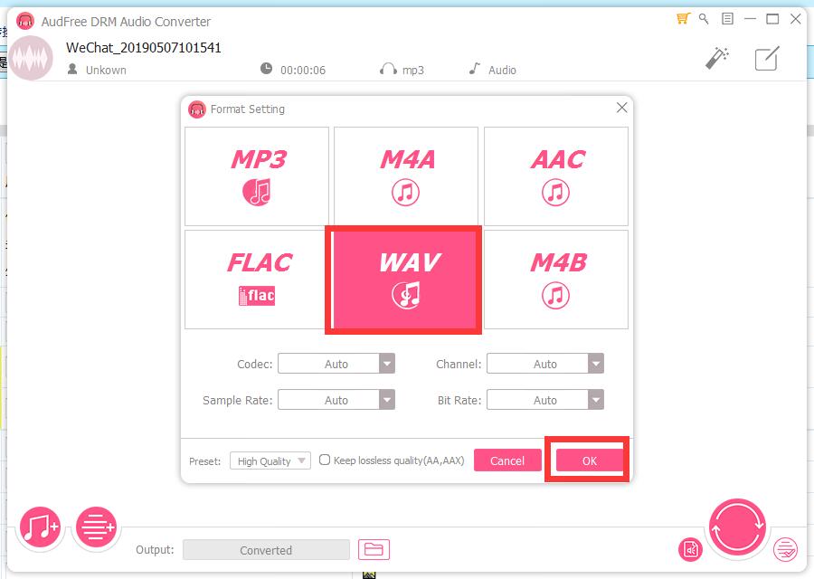 AudFree DRM Audio Converter