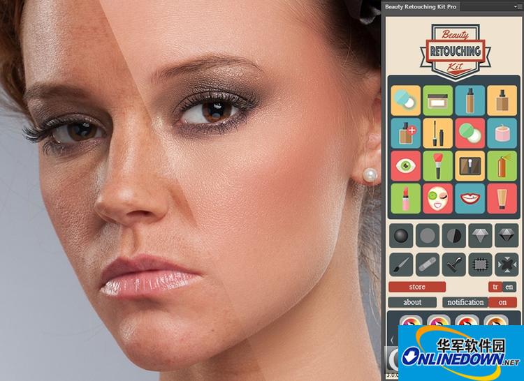 人像磨皮美白动作Beauty Retouching Kit