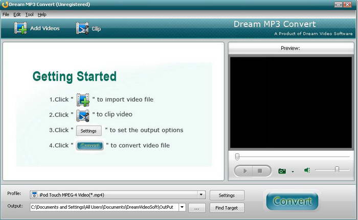 Dream MP3 Convert