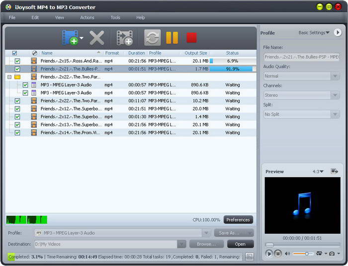 iJoysoft MP4 to MP3 Converter