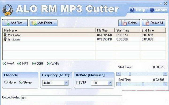 ALO RM MP3 Cutter