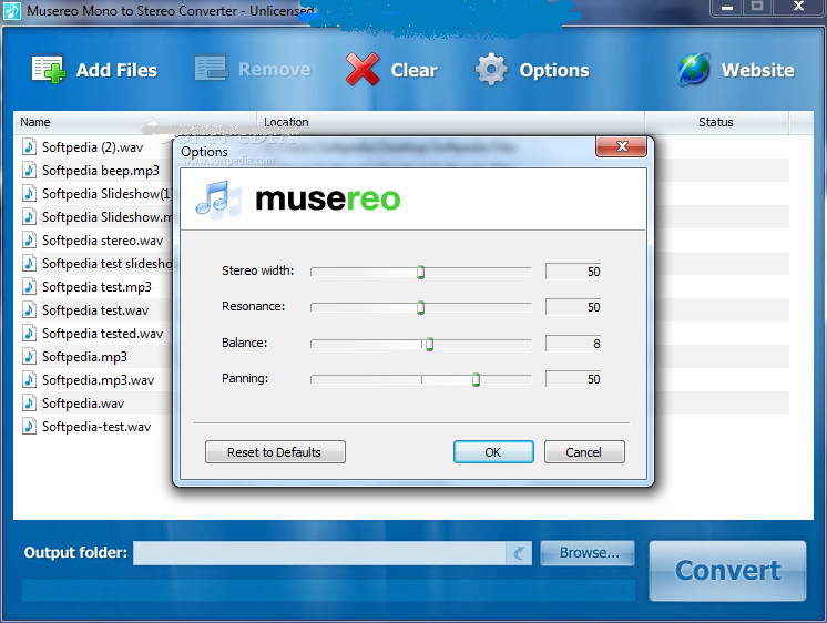 Musereo Mono to Stereo Converter