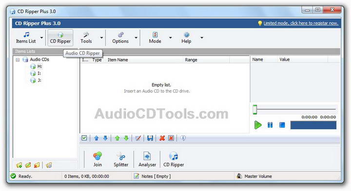 Audio CD Ripper Plus