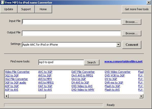 Free MP3 to iPod nano Converter