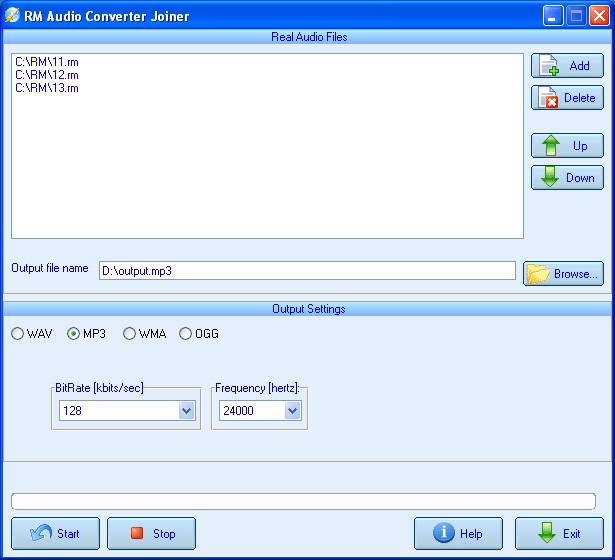 RM Audio Converter Joiner