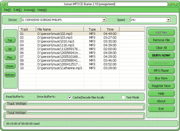 Icesun MP3 CD Burner