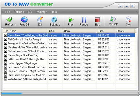 Crystal CD To WAV Converter