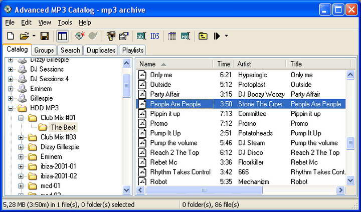 Advanced MP3 Catalog Pro